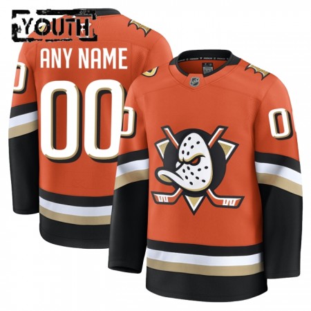 Anaheim Ducks tröja Customized Fanatics Premium 2024-25 Orange Hemma - NHL Tröjor Barn Anaheim Ducks tröja Customized Fanatics Premium 2024-25 Orange Hemma - NHL Tröjor Barn